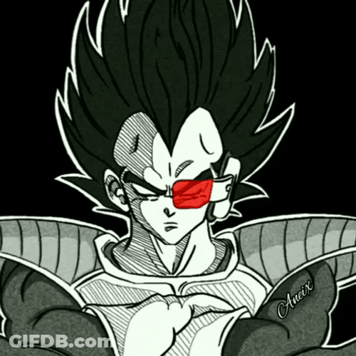 Majin Vegeta Smiling Wide GIF