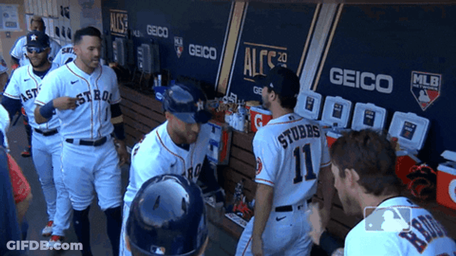 Major League Baseball Player Chicken Dance GIF