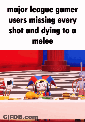 Major League Gamer Meme Missing Shots Dying To Melee GIF