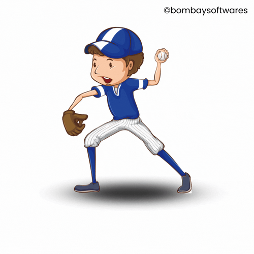 Major League Marbles Cartoon Art GIF