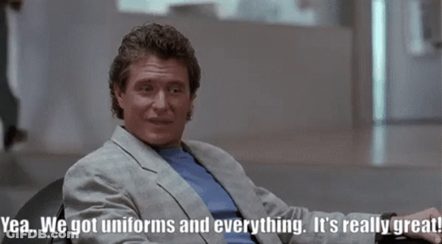 Major League We Got Uniforms And Everything GIF