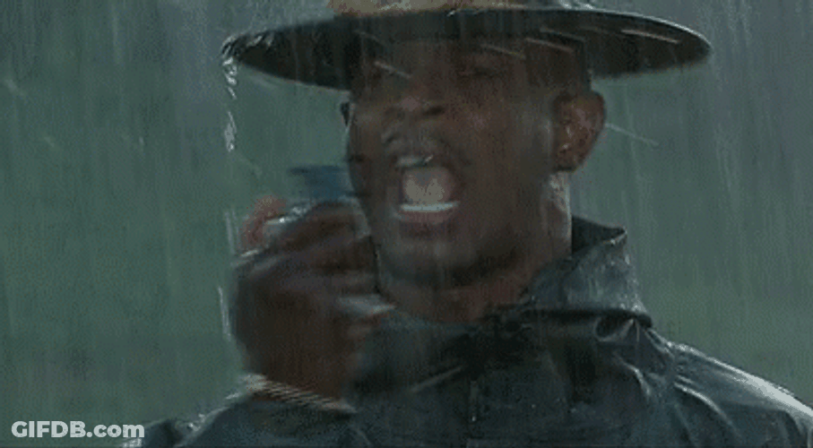 Major Payne Removing Grenade Pin GIF