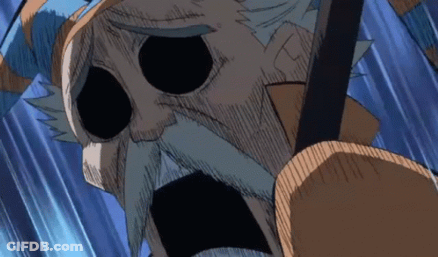 Makarov Dreyar Fairy Tail Disintegrate GIF