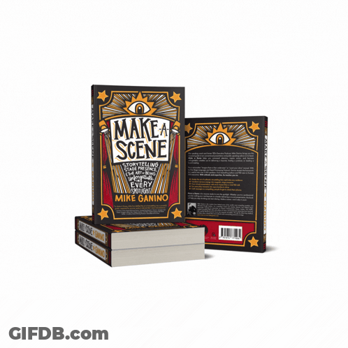 Make A Scene Book By Mike Ganino Stacked GIF