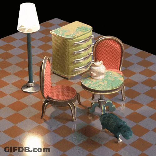 Make Everything Float Because I Don't Love Mess GIF
