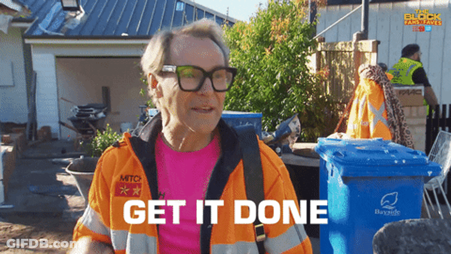 Make It Happen Mitch Edwards The Block GIF