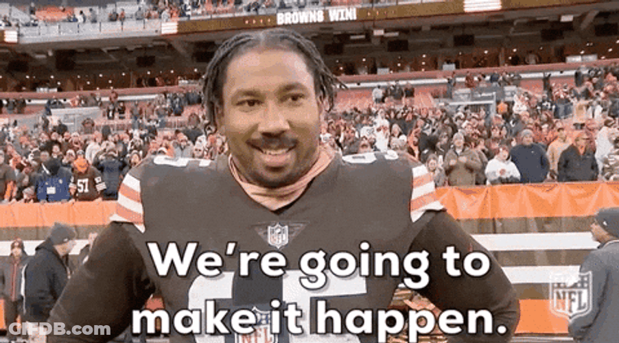 Make It Happen Myles Garrett GIF