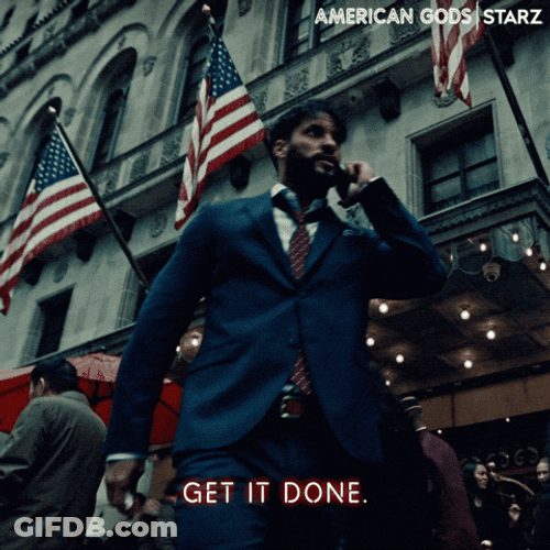 Make It Happen Shadow Moon American Gods GIF