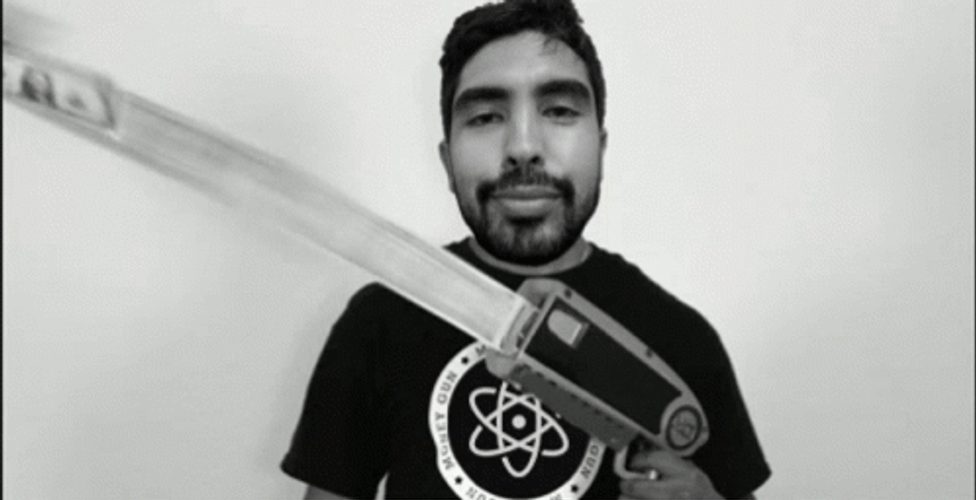 Make It Rain Money Gun GIF