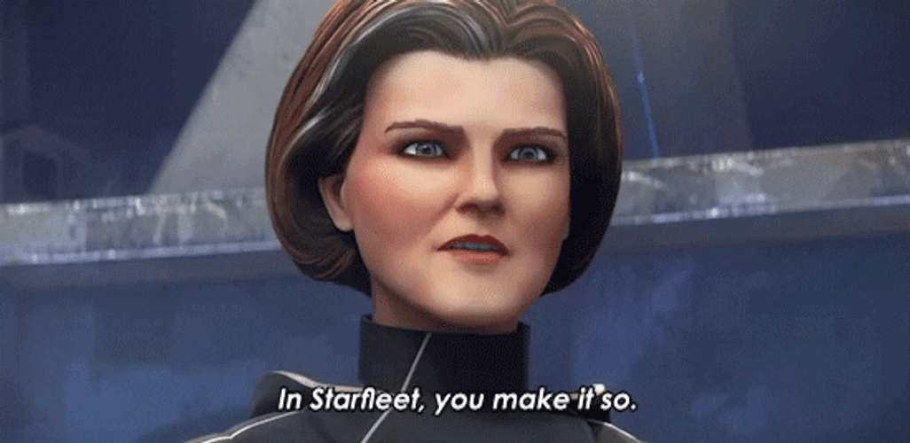 Make It So Kathryn Janeway GIF