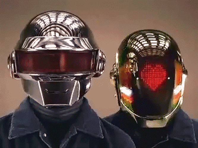 Make Love Robot Hearts GIF