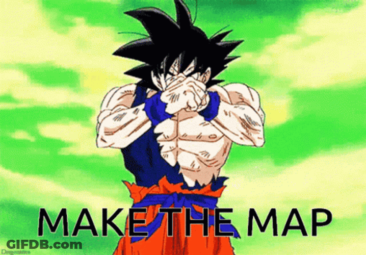 Make The Map Goku Dragon Ball Saiyan GIF