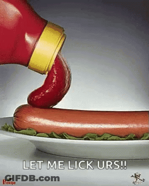 Makes Me Want A Hot Dog Let Me Lick It GIF
