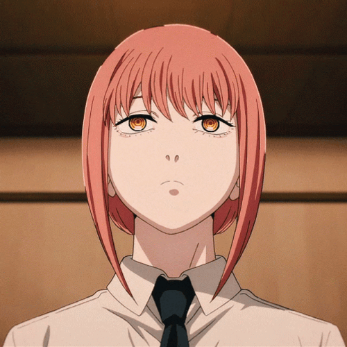 Makima Smiles Smoothly GIF