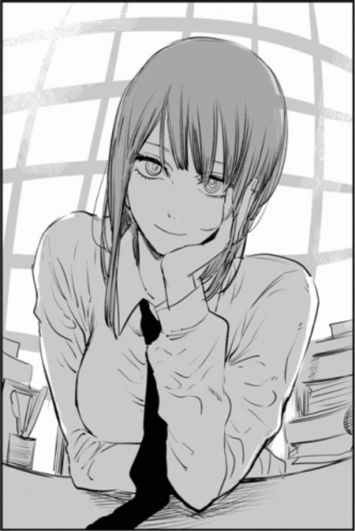 Makima Smiling Stare GIF