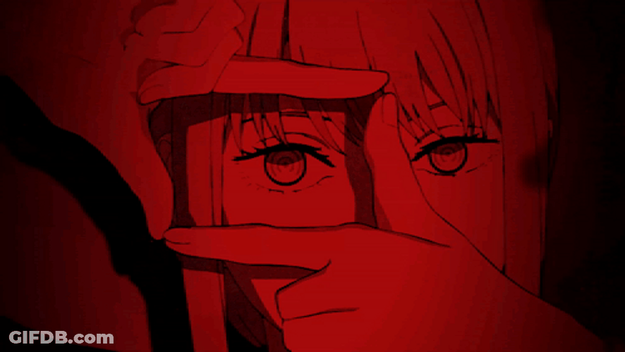 Makima Square Fingers Eye GIF