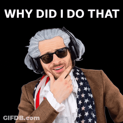 Making A Reflection On How I Acted GIF