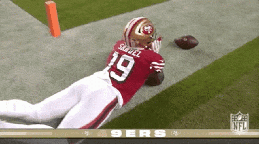 Making A Touchdown Deebo Samuel GIF