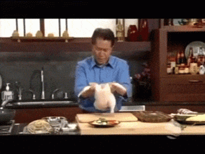 Making Chicken Run On Cooking GIF