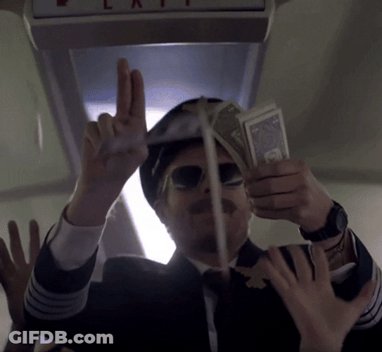 Making It Rain Money Party GIF