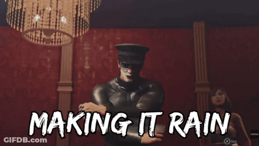 Making It Rain Money GIF