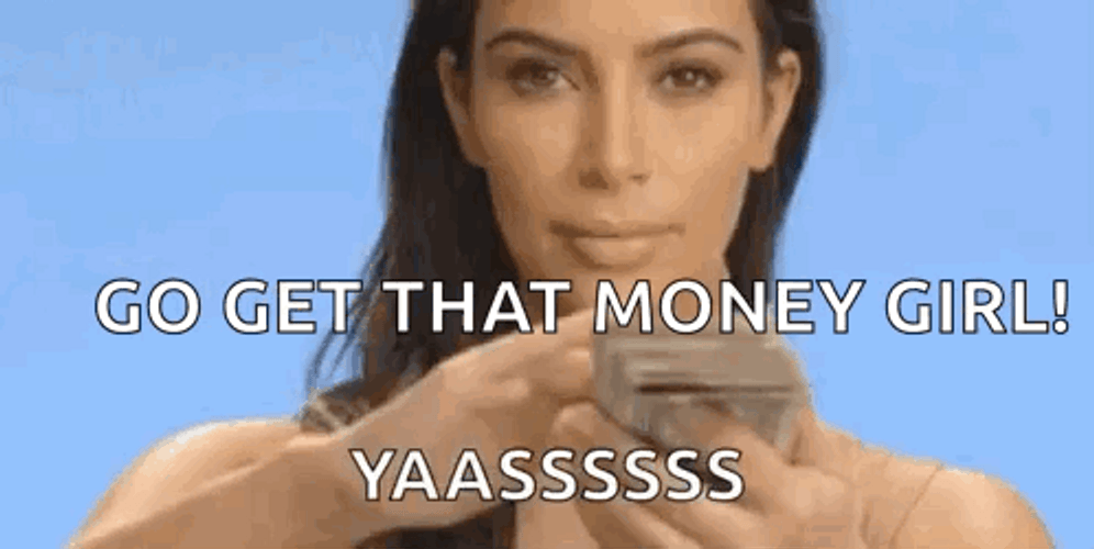 Making Money Go Get That Money Girl GIF