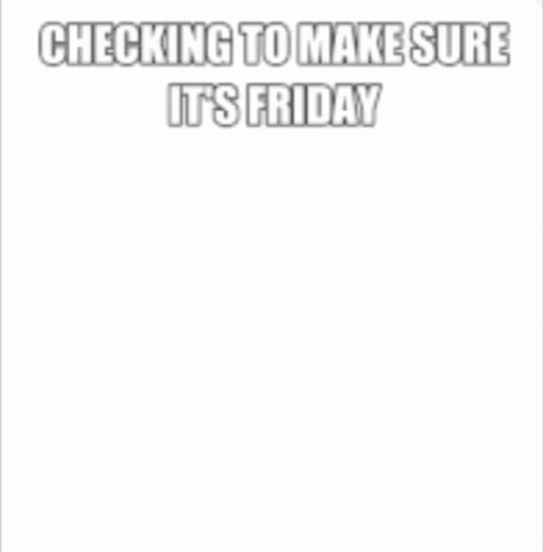 Making Sure We Made It To Friday GIF