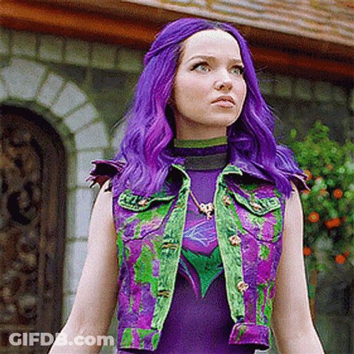 Mal Descendants Amazed GIF