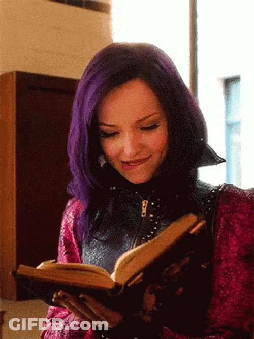 Mal Descendants Book GIF
