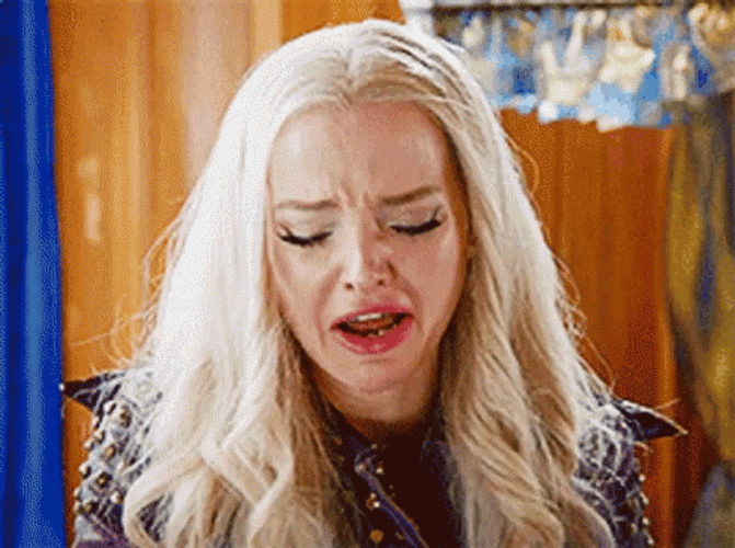 Mal Descendants Crying GIF