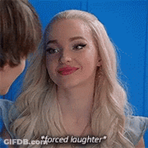 Mal Descendants Fake Laughter GIF