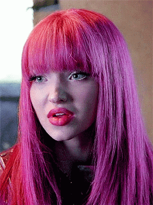 Mal Descendants Hair Bangs GIF
