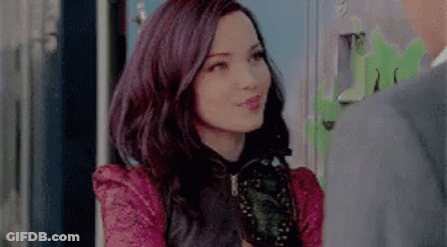 Mal Descendants Locker Scene GIF