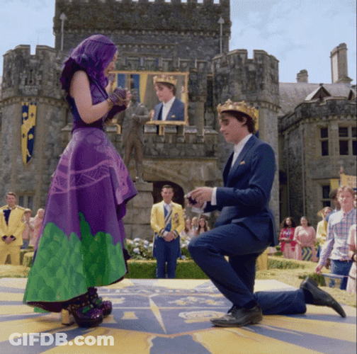 Mal Descendants Proposal GIF