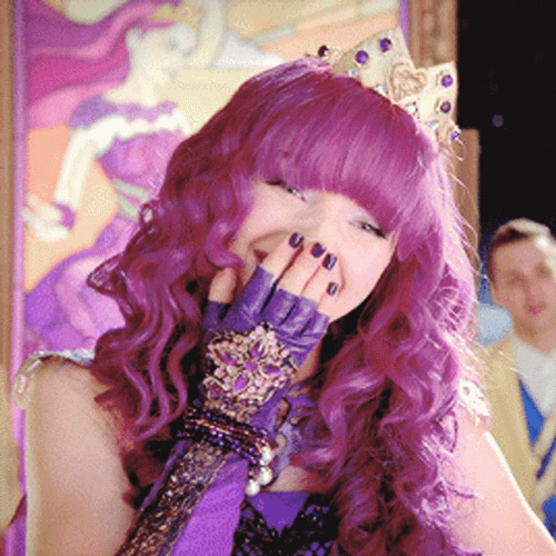 Mal Descendants Smiling GIF