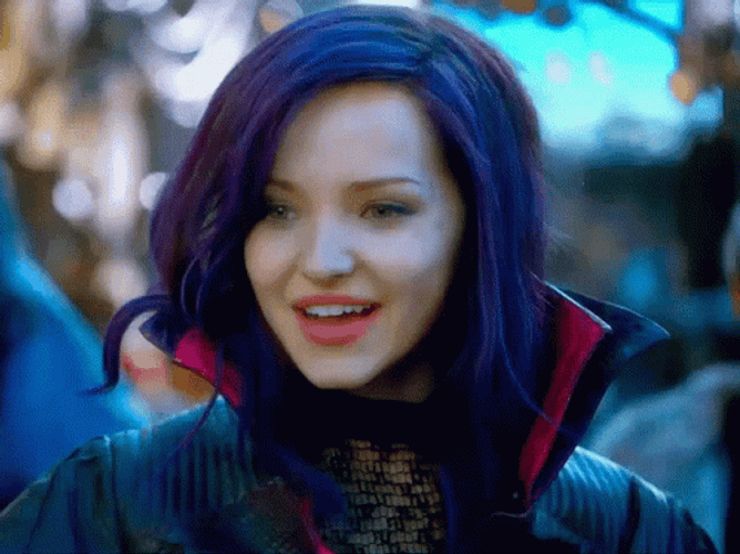 Mal Descendants Surprised GIF