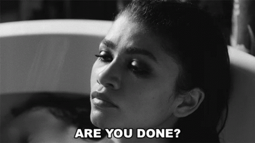 Malcolm And Marie In Bath Tub Are You Done GIF