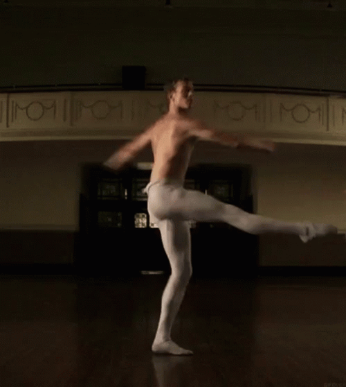 Male Ballet Dancer Pirouette GIF