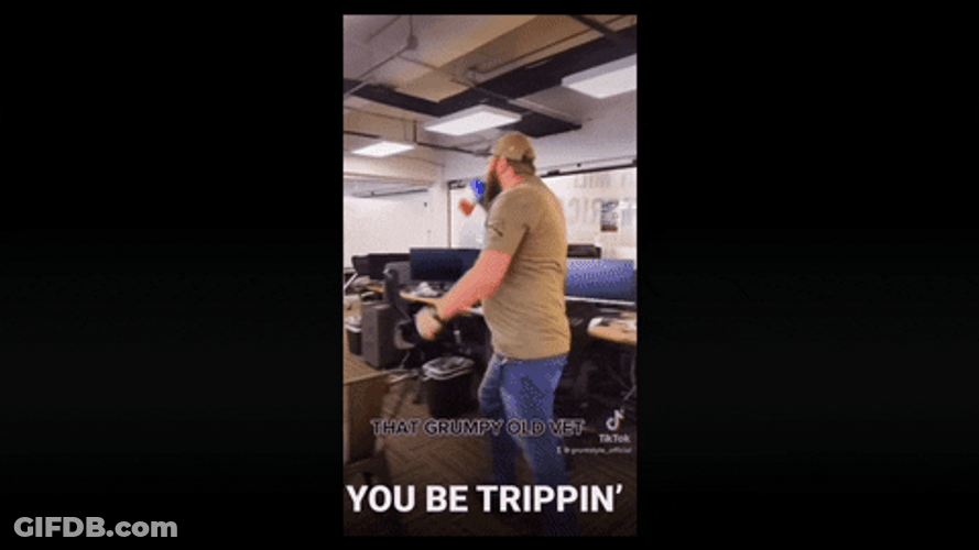 Male Coast Guard Is Tripping GIF