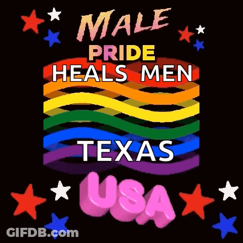 Male Pride Heals Men Texas USA GIF