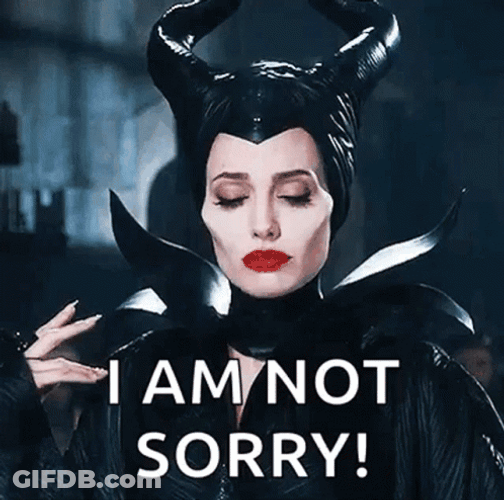 Maleficent Big Grin I Am Not Sorry GIF