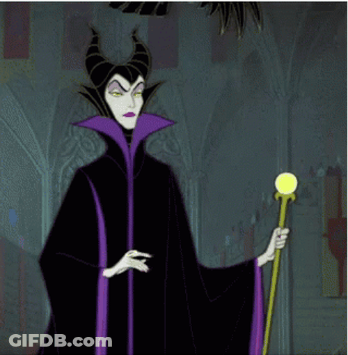 Maleficent Commanding Black Bird Diaval GIF