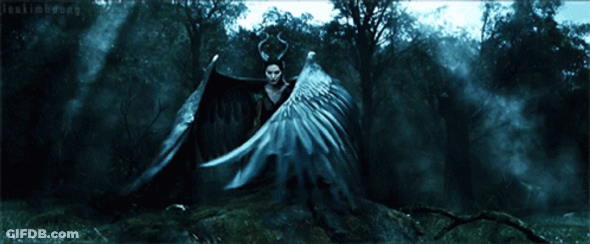Maleficent Magnificent Massive Wings GIF