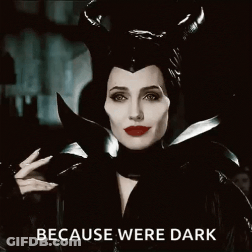 Maleficent Sinister Smile Were Dark GIF