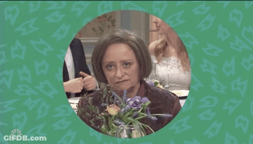 Malevolent Debbie Downer Flowers GIF