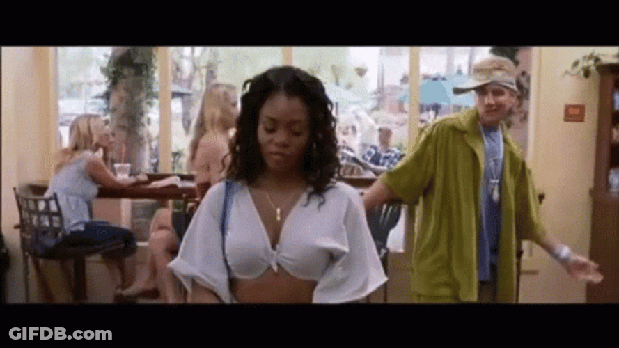 Malibus Most Wanted Krista The Barista In White Crop Top GIF