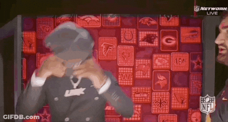 Malik Nabers Got Auto Draft Big Diamond Necklace GIF