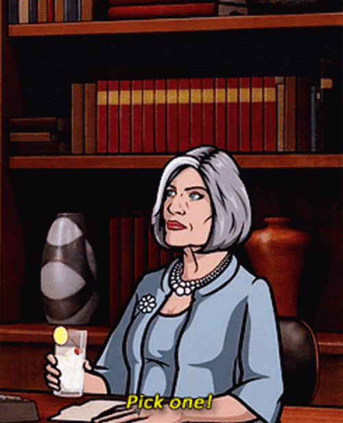 Malory Archer Pick One GIF