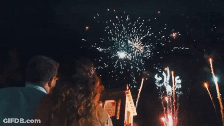 Malta New Year Fireworks GIF