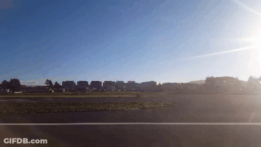 Malta Plane View GIF